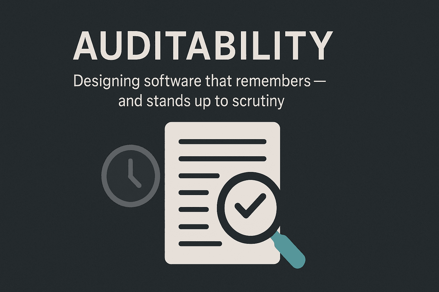 Auditability in Software: Making Systems Accountable